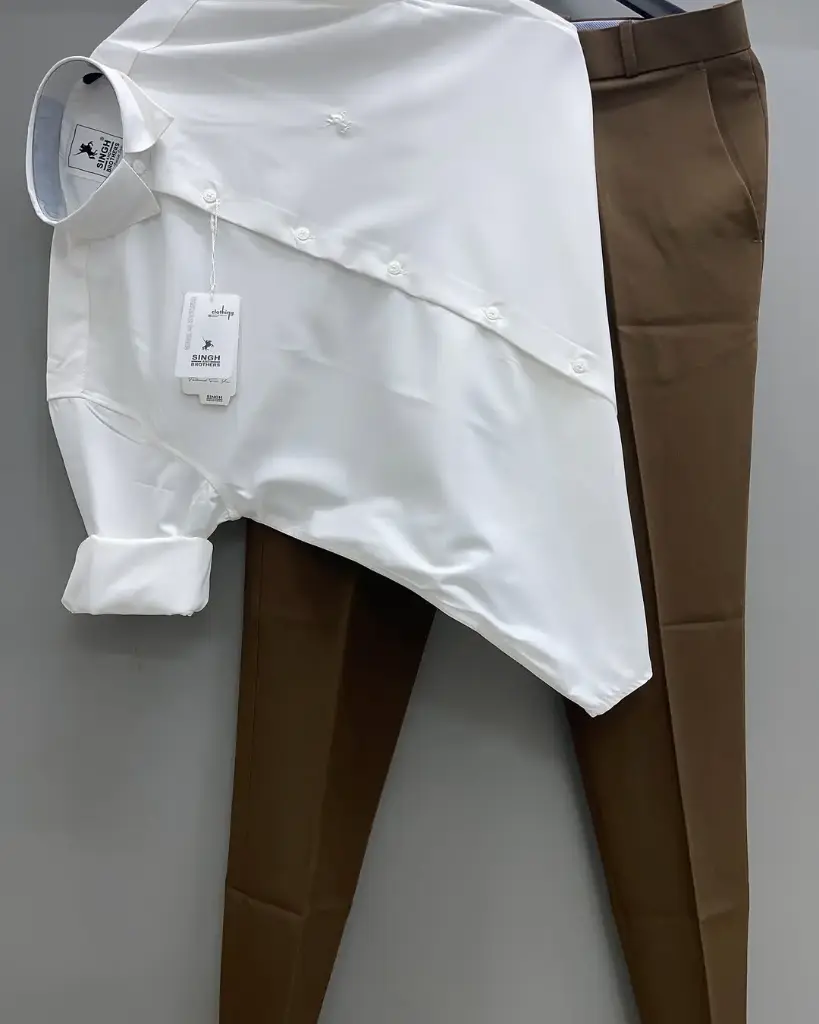 Men’s Premium Shirt & Trouser Combo – Modern Formal Essential
